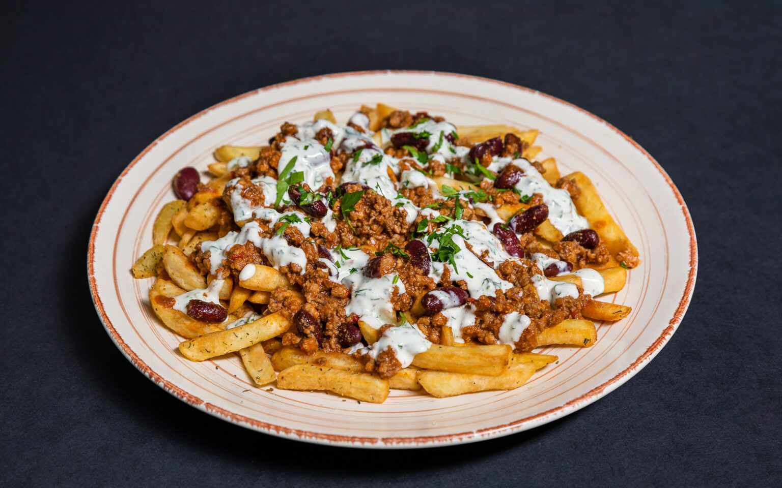 Chilli Con Carne Loaded Fries Burger Van